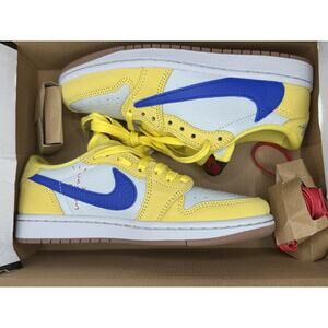 Size 5.5 - Travis Scott x Air Jordan 1 Retro OG SP Low Canary W